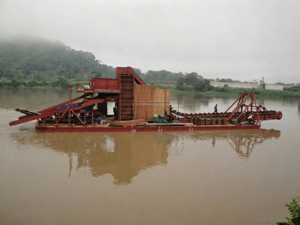 Chain Bucket Gold Dredger