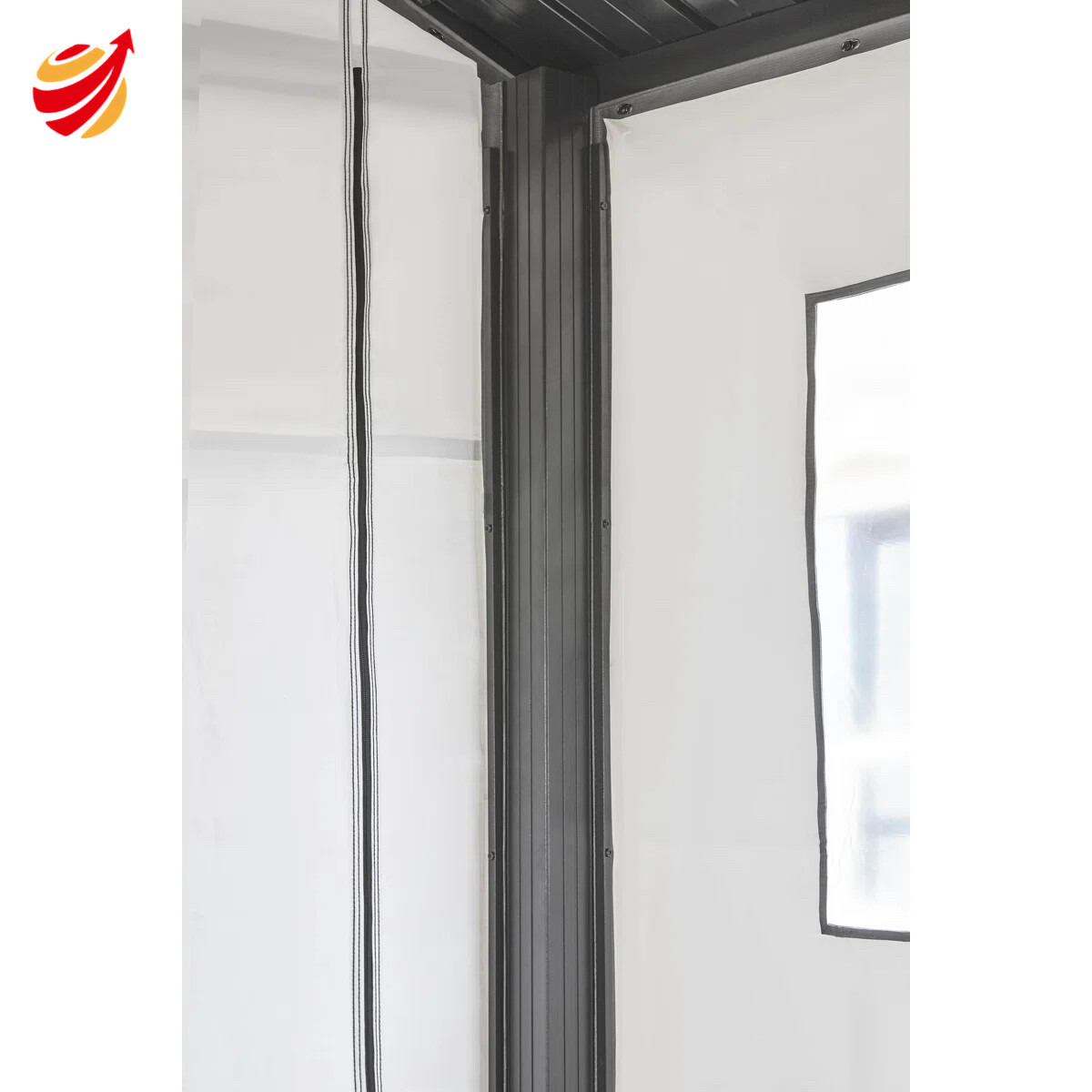 20' x 12' Samara Carport with Aluminum Frame and 10' High Galvanized Steel Roof for Easy Drive Through Access