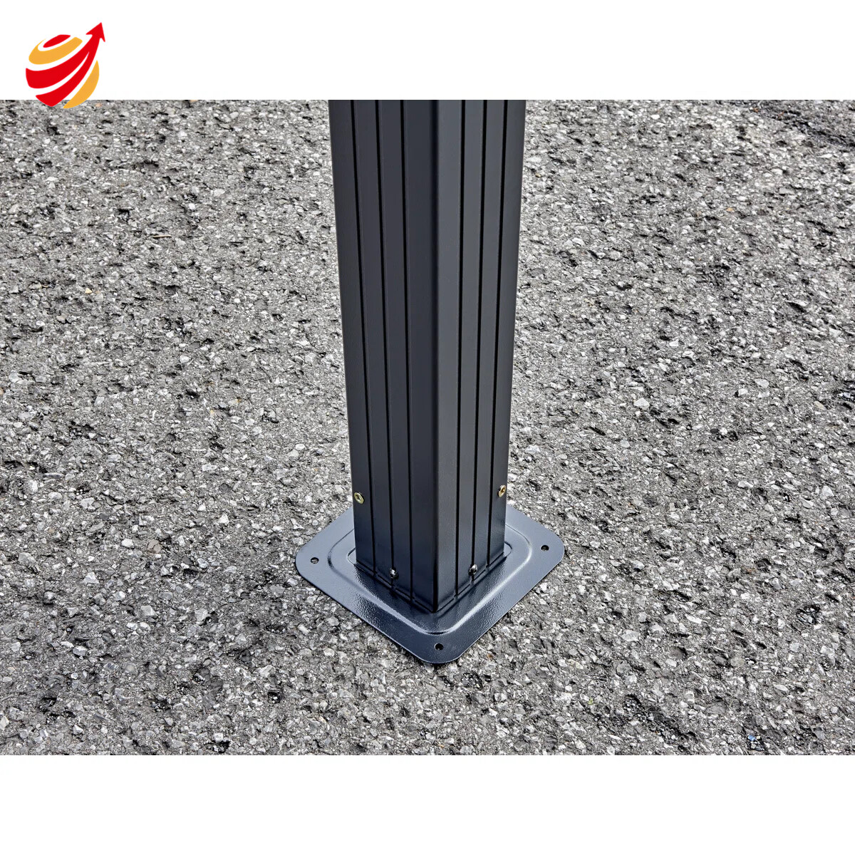 20' x 12' Samara Carport with Aluminum Frame and 10' High Galvanized Steel Roof for Easy Drive Through Access