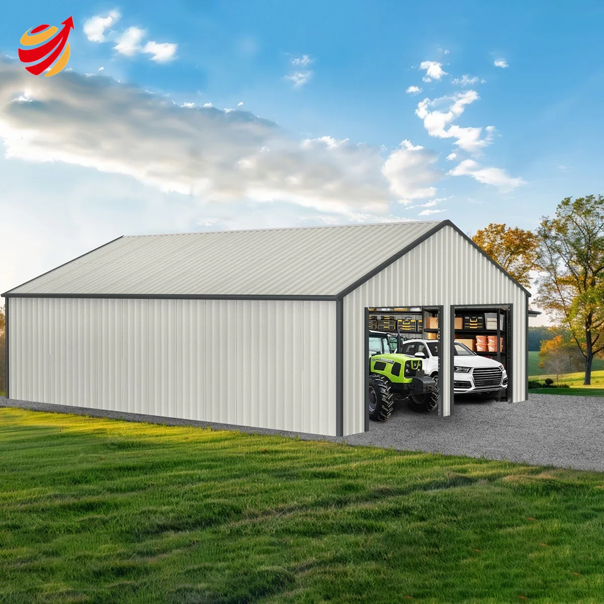 Large Metal Storage Shed Garage Shed