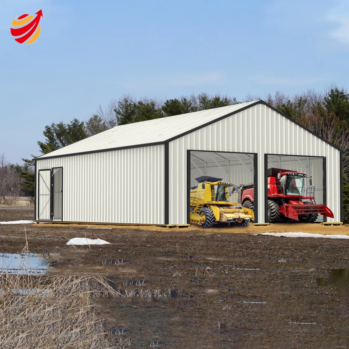 Large Metal Storage Shed Garage Shed