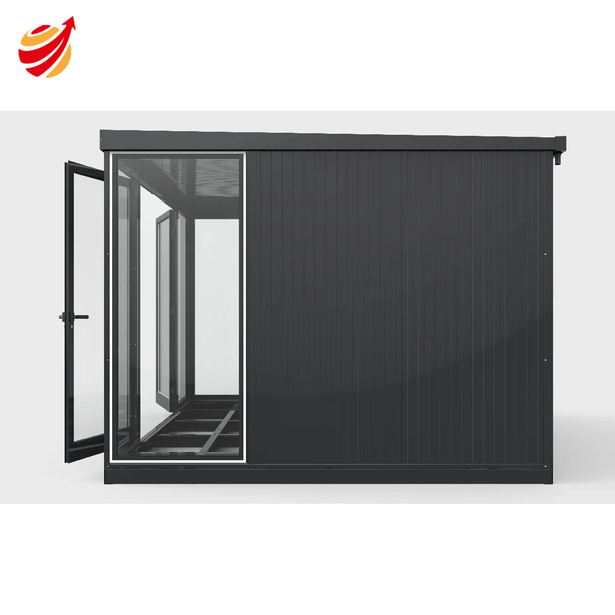 13x10 Garden Glass Room Double Doors