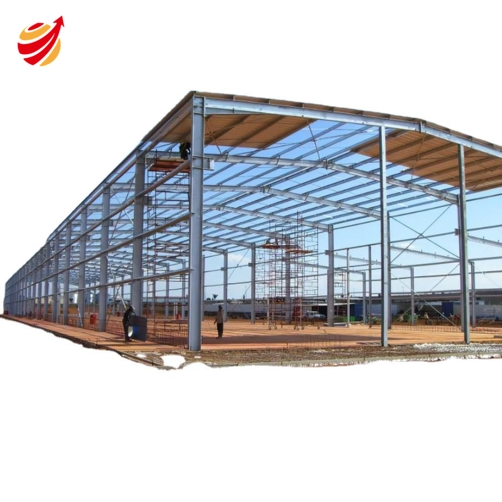 High Quality Customizable Options for Industrial Spaces Light Steel Structure Factory Building with Welding Services