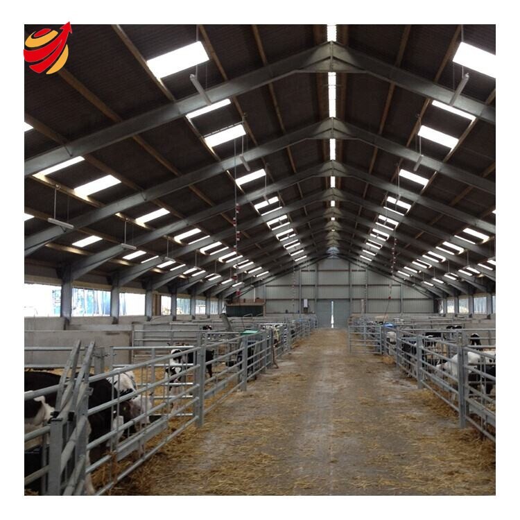 Full Automatic Light Steel Structure Building Poultry Farm Chicken Broiler House Shed Welding Bending Services GB Steel Workshop