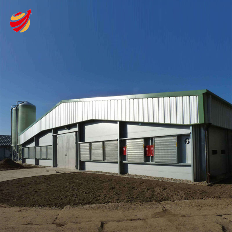 Low Cost Prefabricated Steel Structure Horse Stable Customized Metal Horse Stall Building Light Steel Workshop Welding Cutting