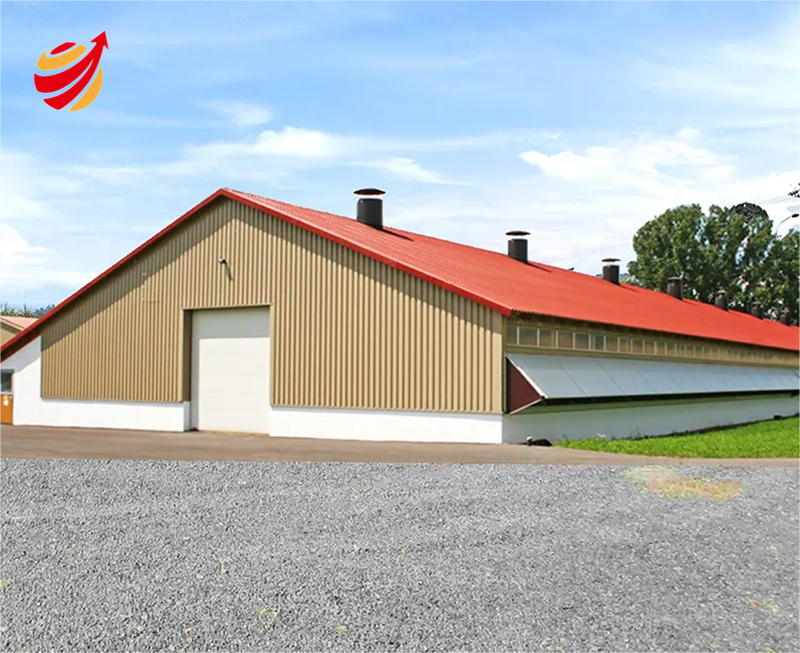 Low Cost Prefabricated Steel Structure Horse Stable Customized Metal Horse Stall Building Light Steel Workshop Welding Cutting