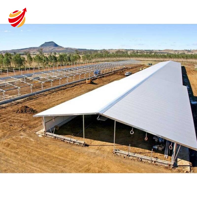 Low Price Steel Structure Poultry Farm Shed Prefab House Chicken Farm Pig Farm