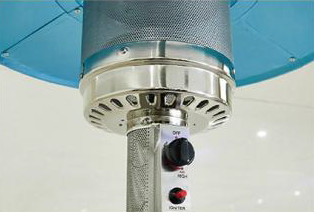 Hasta 46000BTU Calefactor de gas exterior potente