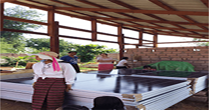 Solar energy used to improve education and day-to-day lives in rural Myanmar
