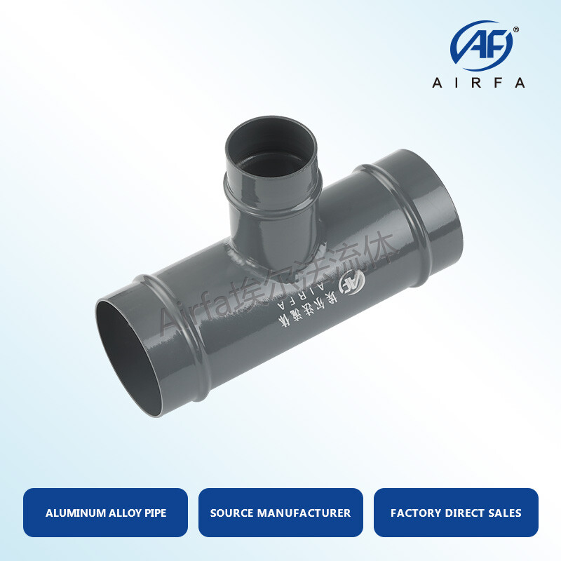 Easy-Install Airfa Reducing Tee: No Welding Needed for Air Pipe Connection Reducing Tee - Leak-Free Air Pipeline Adaptor