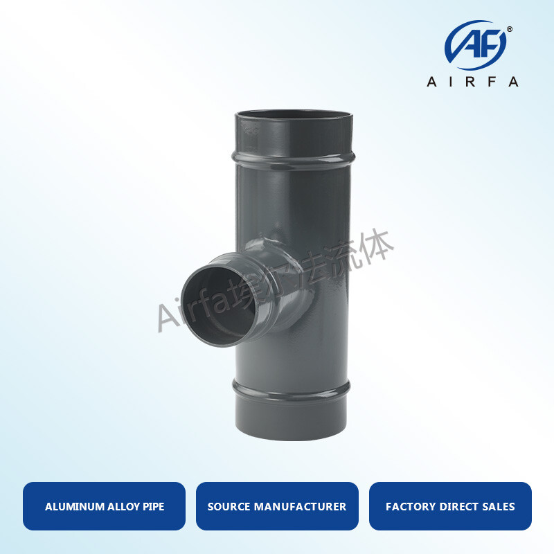 Easy-Install Airfa Reducing Tee: No Welding Needed for Air Pipe Connection Reducing Tee - Leak-Free Air Pipeline Adaptor
