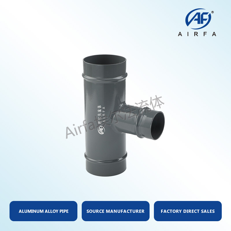 Easy-Install Airfa Reducing Tee: No Welding Needed for Air Pipe Connection Reducing Tee - Leak-Free Air Pipeline Adaptor