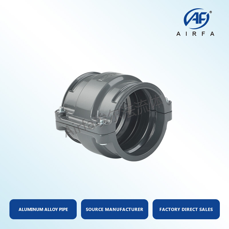 Airfa Quick-Connect Reducing Tee - Aluminum Alloy Air Pipe Fitting, No Welding, Fast Installation, Quick Assembly Pipe Adaptor