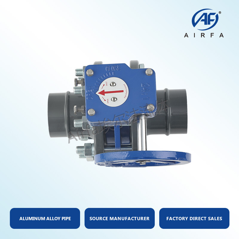 Airfa quick-connect flange DN63 80 100 125 148W 148 200，Aluminum alloy  pipe fittings suitable for compressed air systems