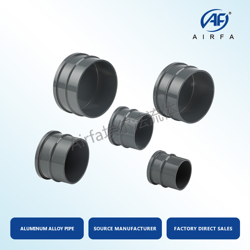 Airfa Aluminum Alloy Pipe Plug for Compressed Air Systems - Industrial Pipe Fitting Accessory