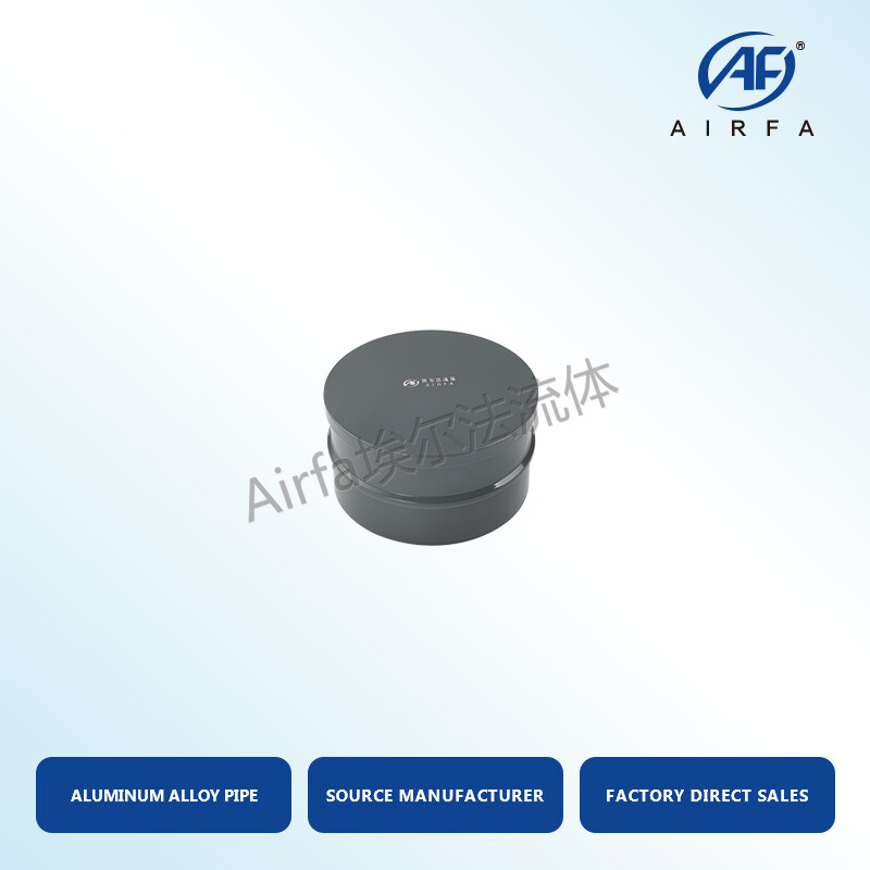 Airfa Aluminum Alloy Pipe Plug for Compressed Air Systems - Industrial Pipe Fitting Accessory