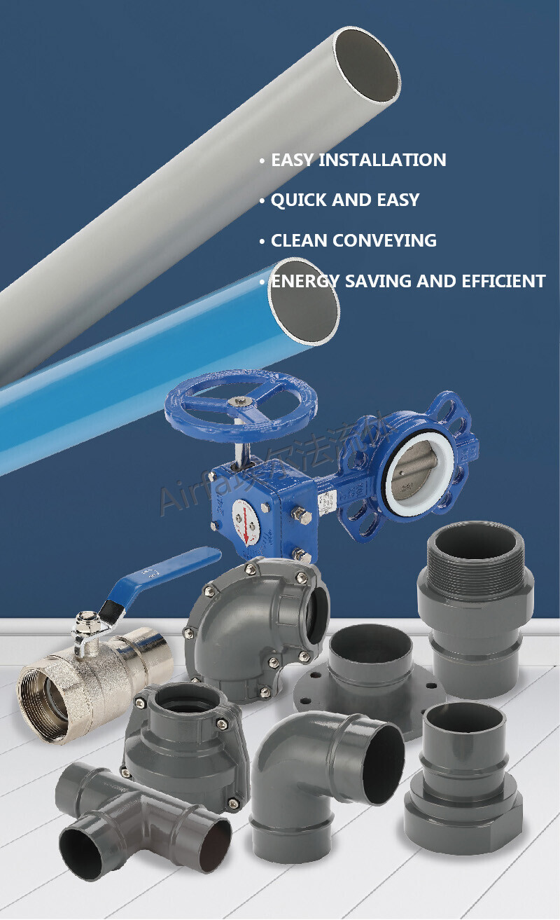 02 Airfa aluminum alloy compressed air pipeline is corrosion-resistant, energy-saving and environment-friendly.
