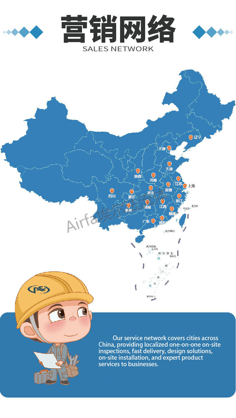 33-1 Airfa aluminum alloy compressed air pipeline is corrosion-resistant, energy-saving and environment-friendly.