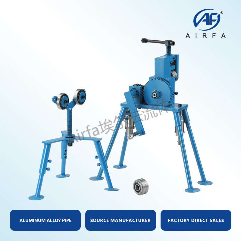 Airfa manual pipe threading machine, pipe bulging machine suitable for pipe threading of DN20-50, DN63-200, DN20-25, DN40-50, and DN63-200. Suitable for pipe processing