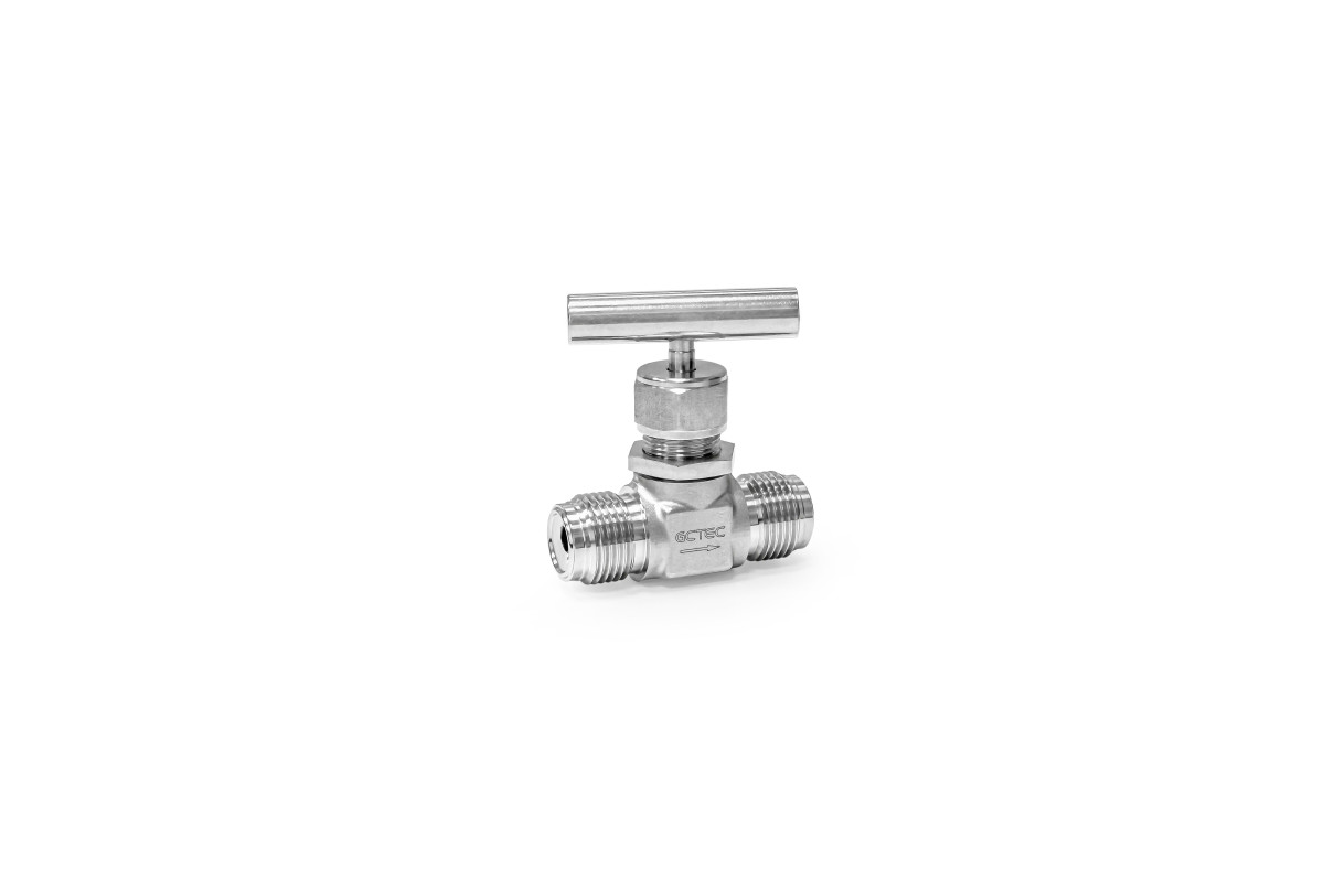 High Pressure Integrated Ferrule Connected Stainless Steel Needle Valve