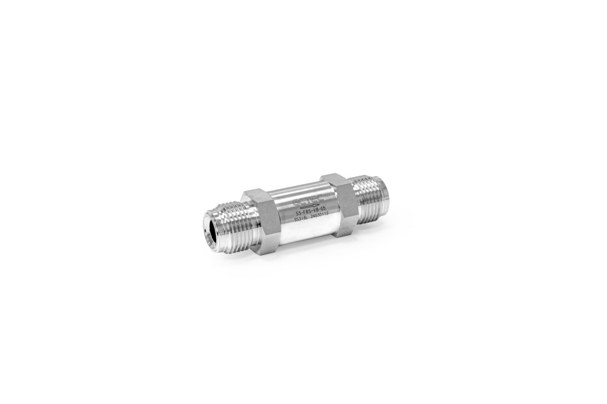 high performance quality Stainless Steel 316L Male Connection Straight Hygienic Straight-through filter