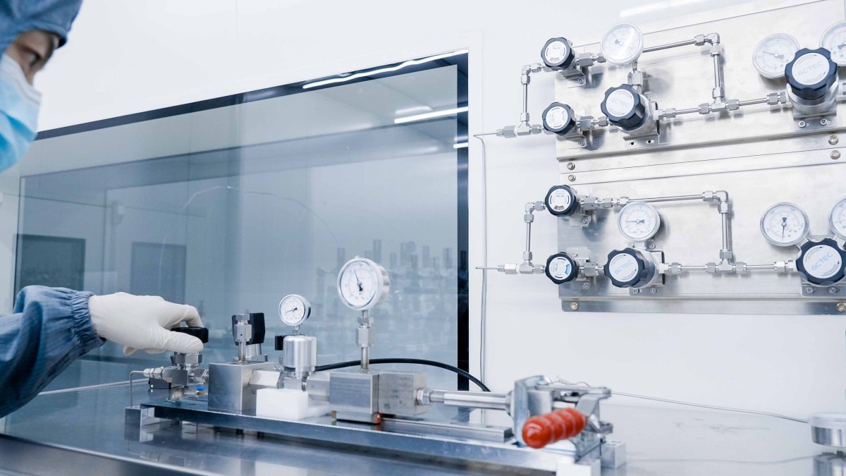 High Purity Gas Supply Manifold unit Valve Manifold Panel