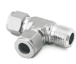MRT Series External Thread Straight Through T-Connectors, NPT