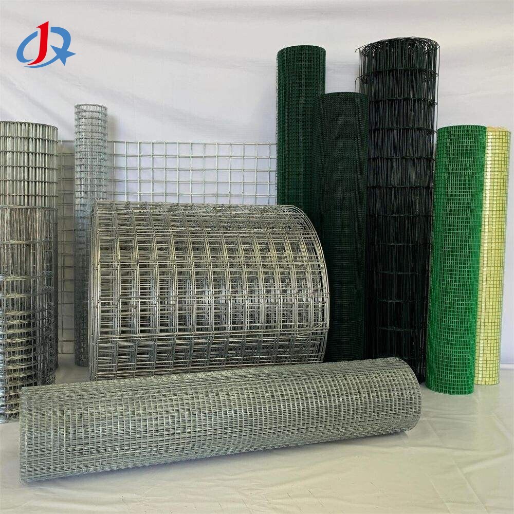 Welded wire mesh of various materials