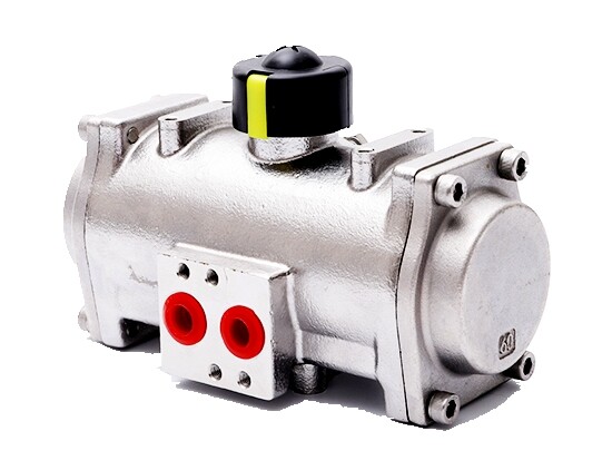 双限位不锈钢气动执行机构