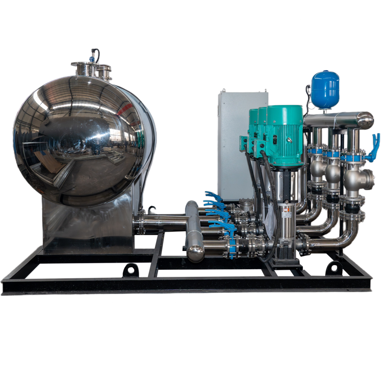 Unidad de suministro de agua de frecuencia variable y presión no negativa