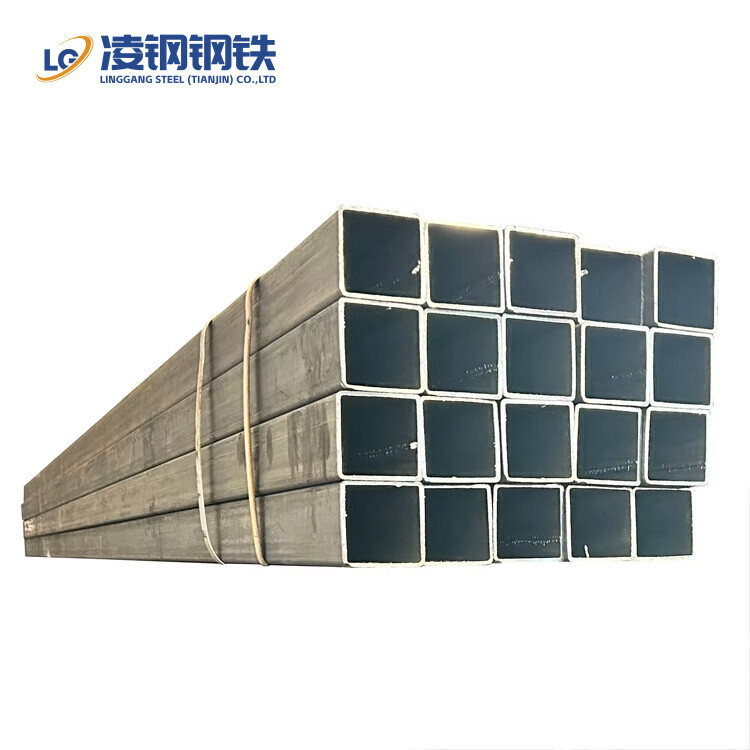 Q235 Q345 S235 Square Tube Carbon Steel Pipe Black Hollow Section Carbon Steel Tubing Square Metal Pipe