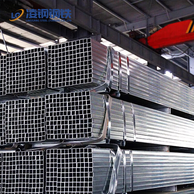 Galvanized Round Steel Pipe / Hot Dipped Galvanized square Pipe / Galvanized square Steel / Hollow Section square Steel Pipe And Tube