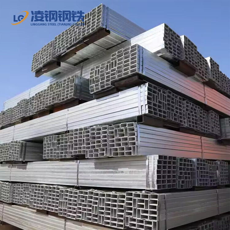 Galvanized Round Steel Pipe / Hot Dipped Galvanized square Pipe / Galvanized square Steel / Hollow Section square Steel Pipe And Tube