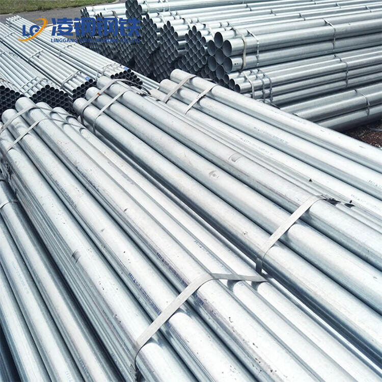 Chinese supplier / Hot-dip galvanized pipe / Seamless round pipe made of Q235 steel