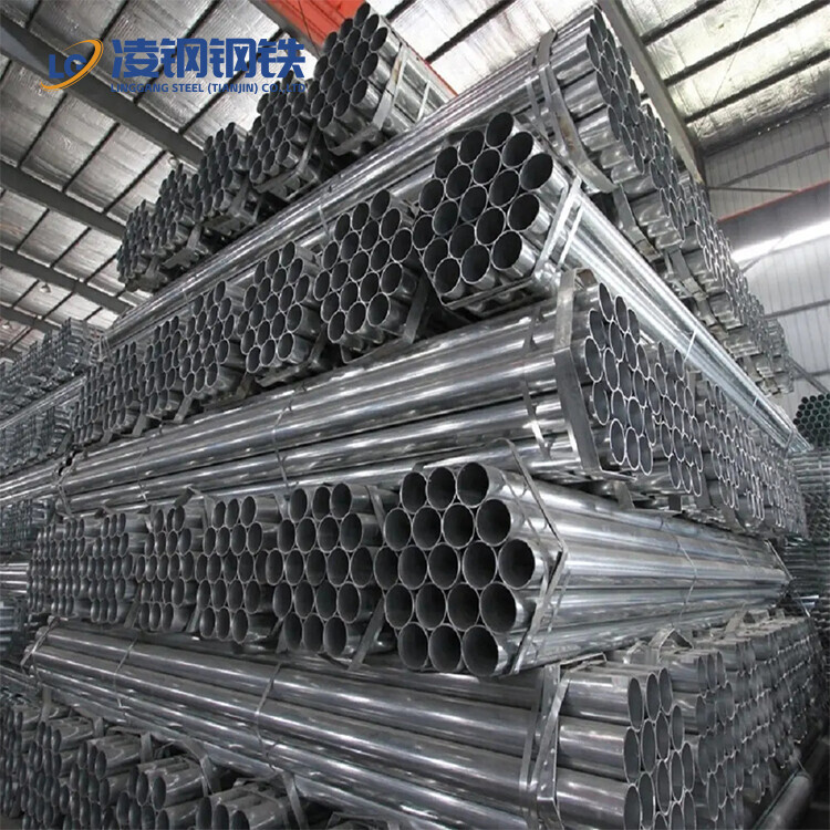 Chinese supplier / Hot-dip galvanized pipe / Seamless round pipe made of Q235 steel