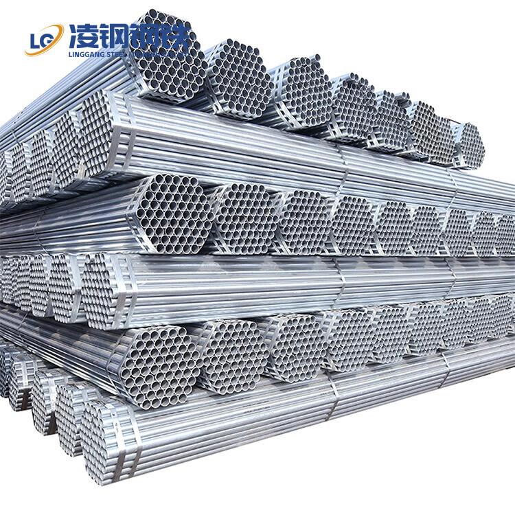 Chinese supplier / Hot-dip galvanized pipe / Seamless round pipe made of Q235 steel