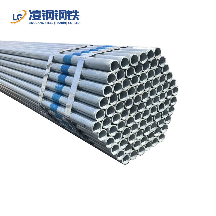Chinese supplier / Hot-dip galvanized pipe / Seamless round pipe made of Q235 steel