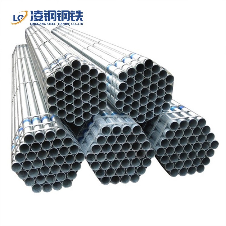 GI Pipe Pre Galvanized Steel Pipe Galvanized Round Pipe Size 1/2