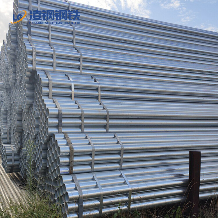 GI Pipe Pre Galvanized Steel Pipe Galvanized Round Pipe Size 1/2