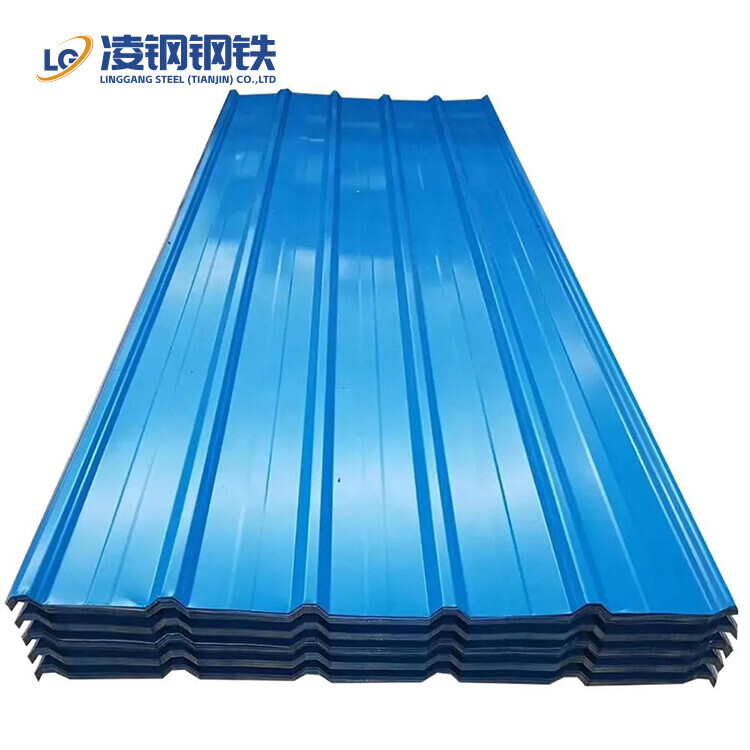 DX52D 800mm 140 Zinc Coating PPGI Corrugated Roof Sheet Color Coated