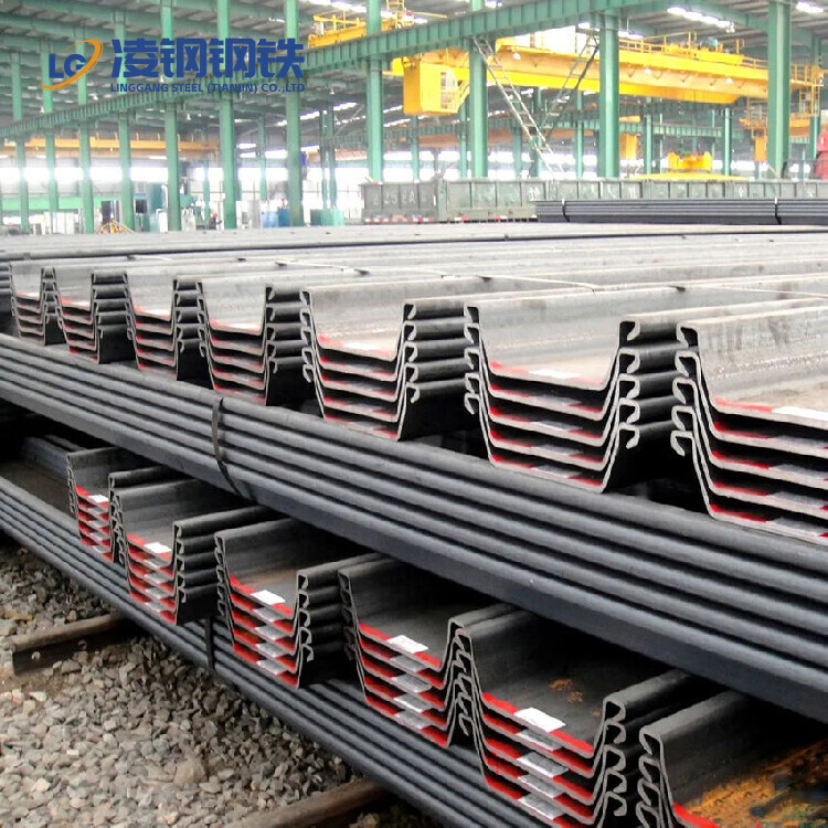Q235 Q345 Q345b Sy295 Sy390 Hot Rolled Steel Sheet Pile Steel