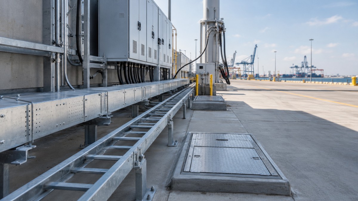 Cable Tray Planning for Port Electrification and Shore Power Projects