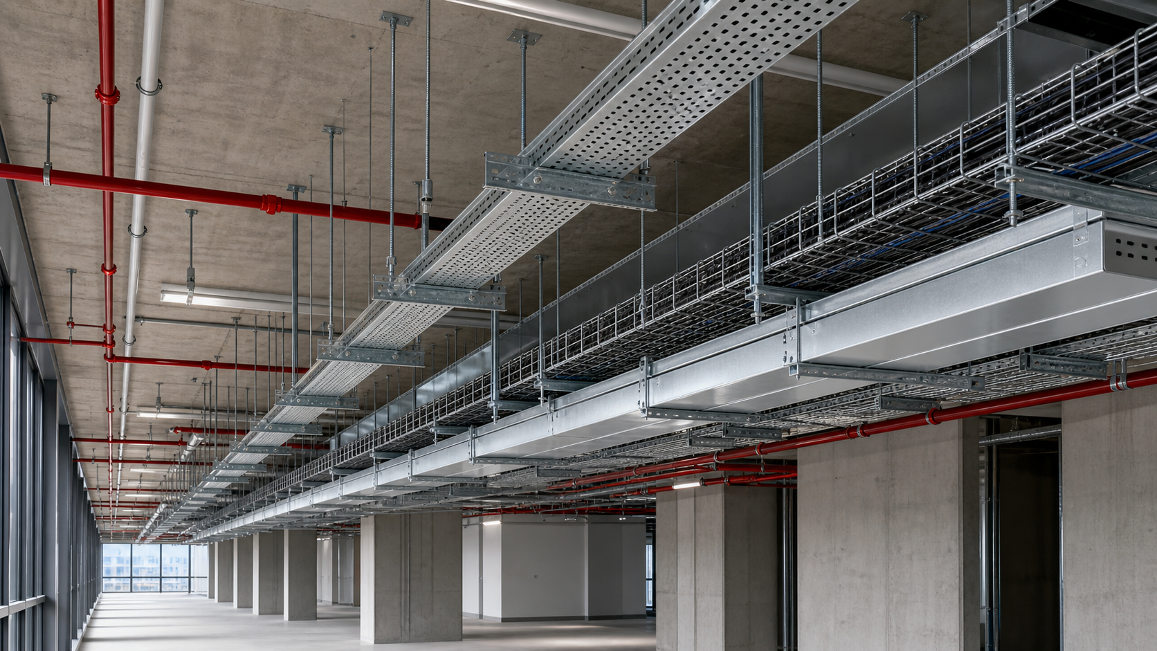 Cable Tray and Trunking for Commercial High-Rise Buildings