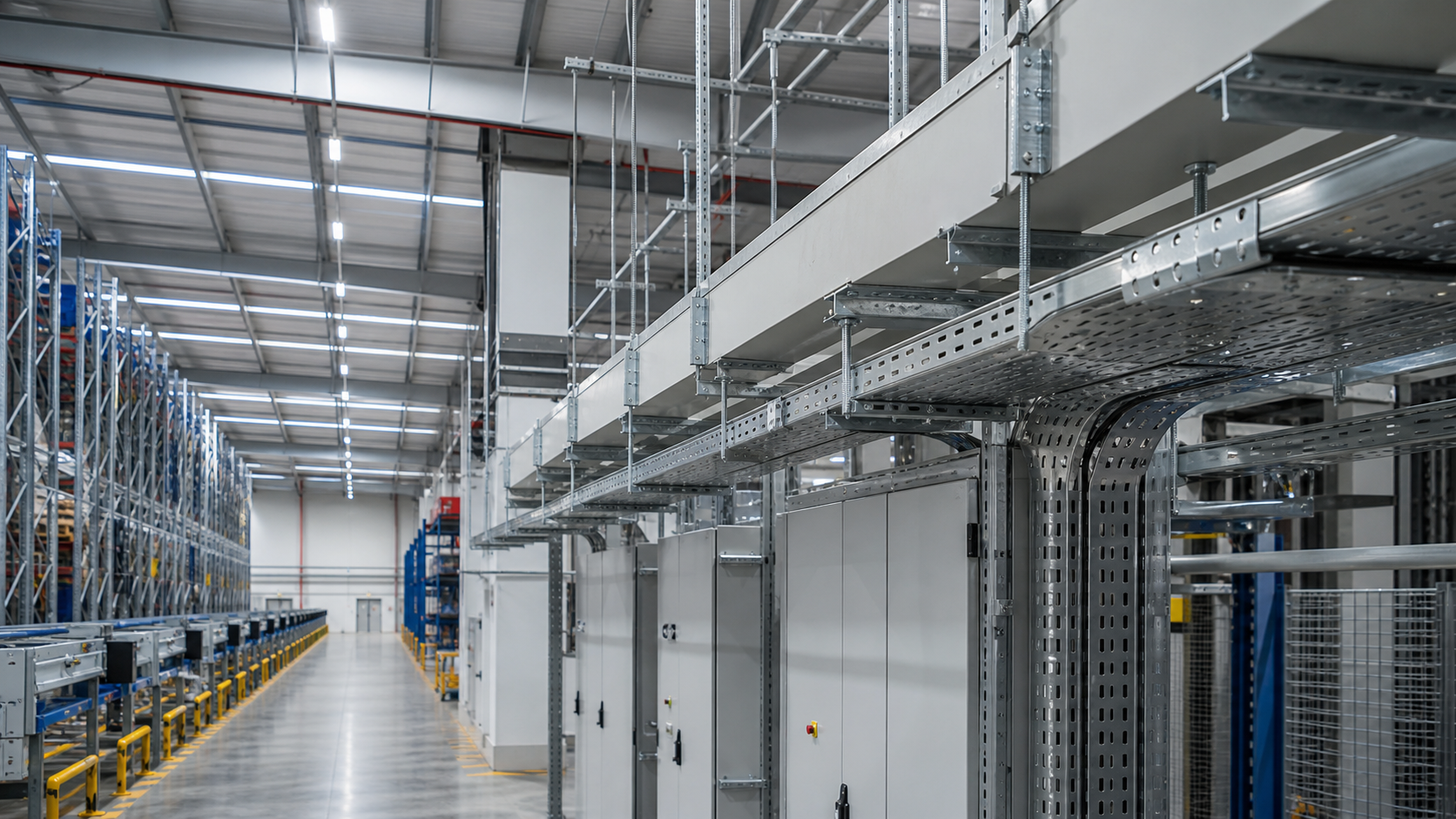 Cable Tray and Trunking for Logistics Warehouses and AS/RS Projects