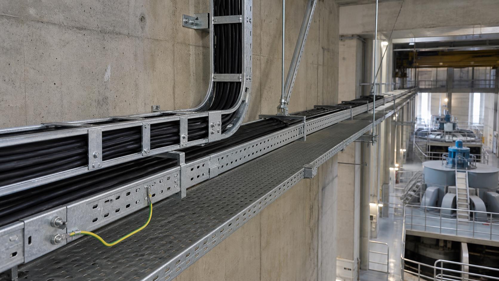 Cable Tray Selection for Hydroelectric Power Plants