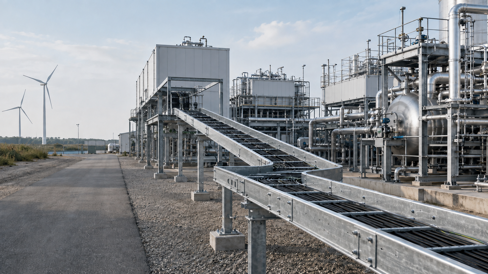 Cable Tray Planning for E-Methanol and Power-to-X Plants