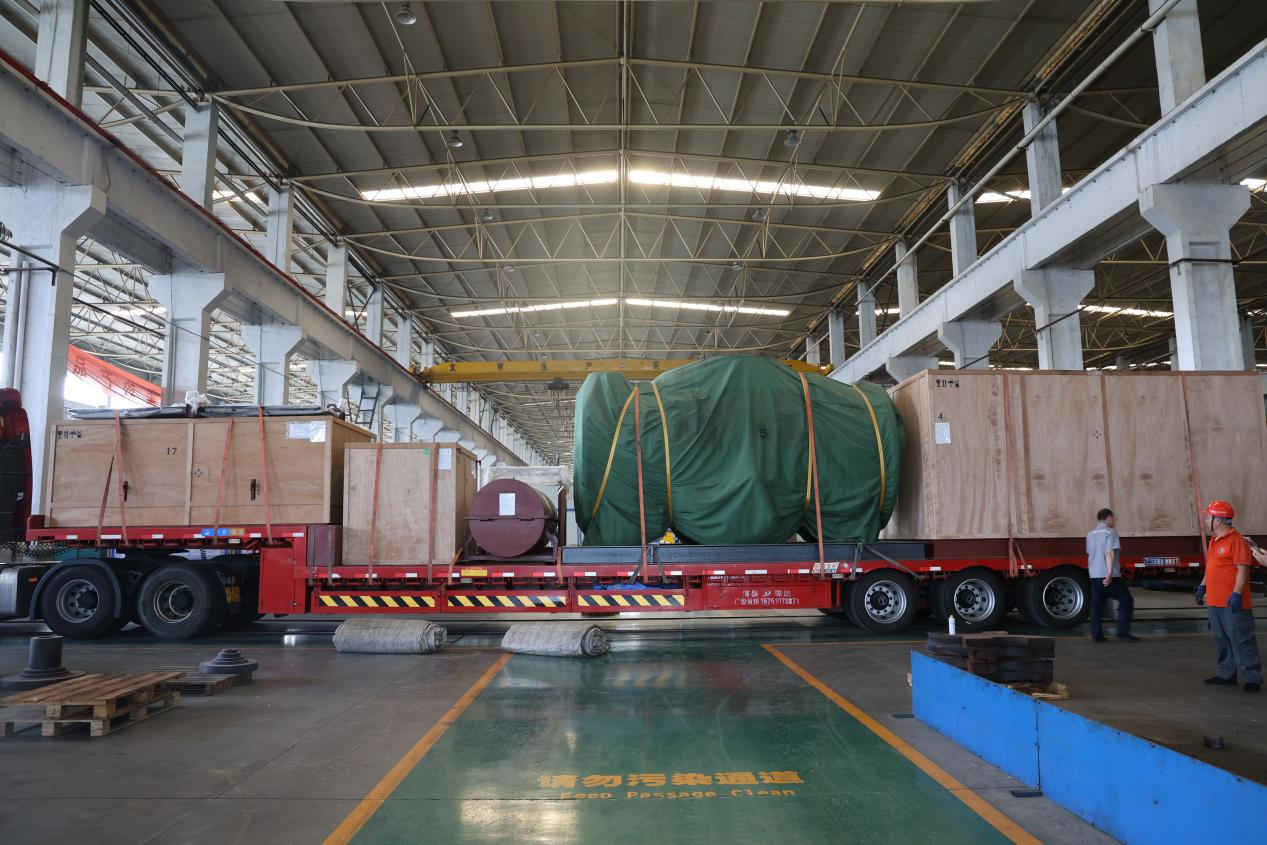 Export of Our Steam Turbine Generator Units to South Asia: Delivery and consolidation at port Export of Our Steam Turbine Generator Units to South Asia: Delivery and consolidation at port
