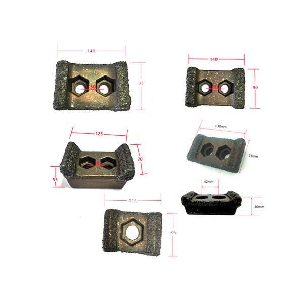 Tungsten carbide coated hammer tips