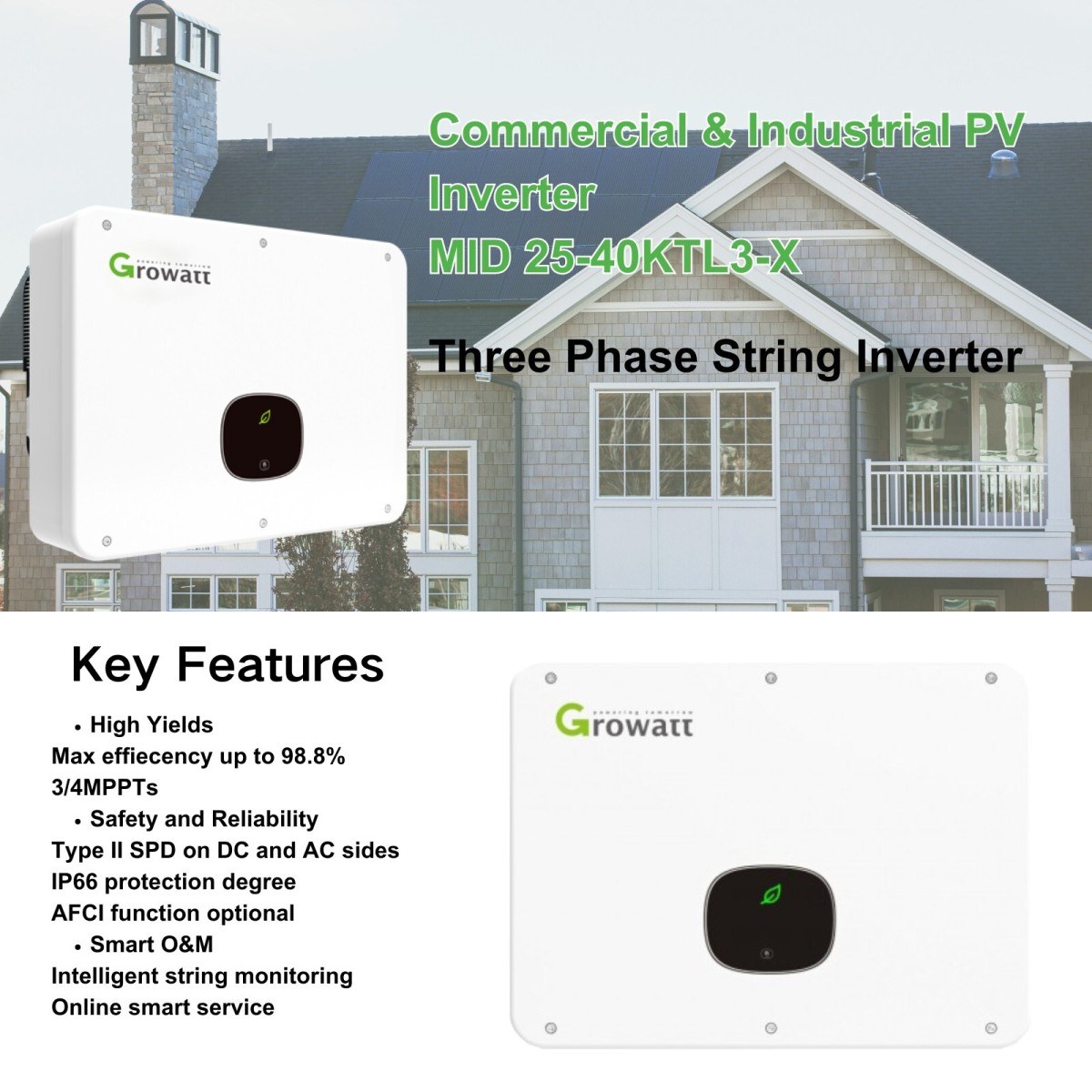 Growatt MID 40KTL3-X 1
