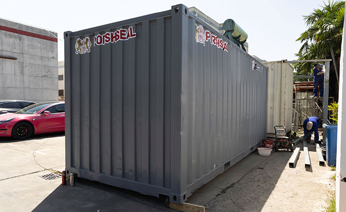 20GP & 40HQ blast resistant container house